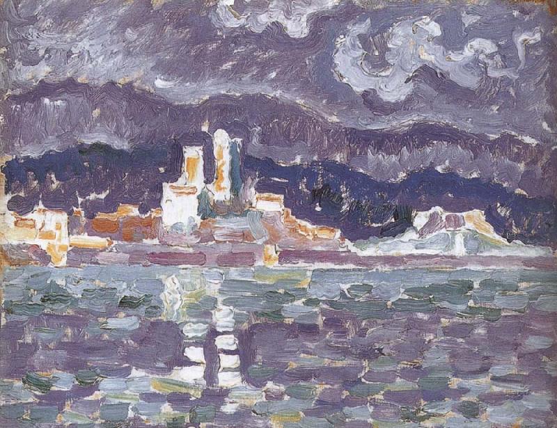 Paul Signac Study of rainstorm Germany oil painting art